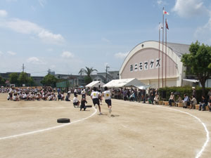 羽田中学校運動会 弐組煙火 手筒花火日記